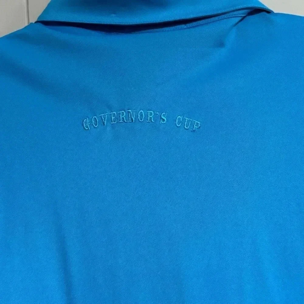 NWT NIKE FitDry Tiger Woods Platinum Fallen Oak Governor’s Cup Golf Polo Size XL